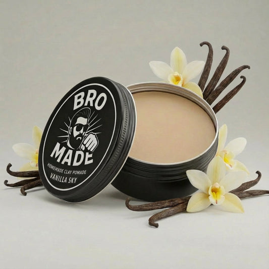 BROMADE CLAY POMADE - VANILLA SKY (MEDIUM HOLD, MATT) - 100g